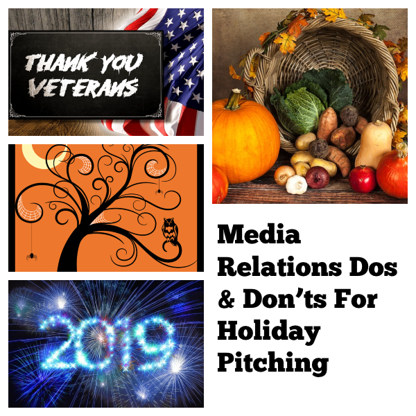 media relations dos and don'ts for Holiday Pitching